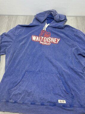 XXXL Walt Disney World Disney Parks Blue Faded Distressed Mickey Mouse Vtg Style